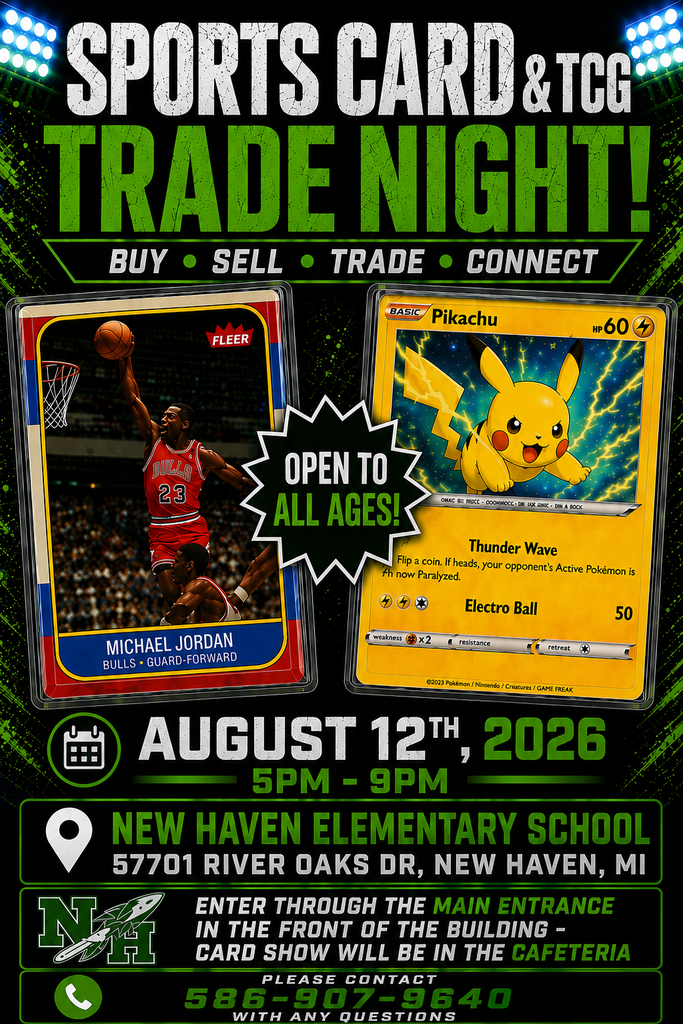 Sports card show new location
