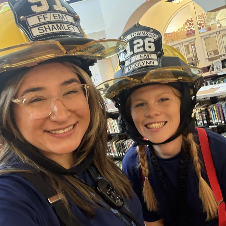 teacher in fire uniform