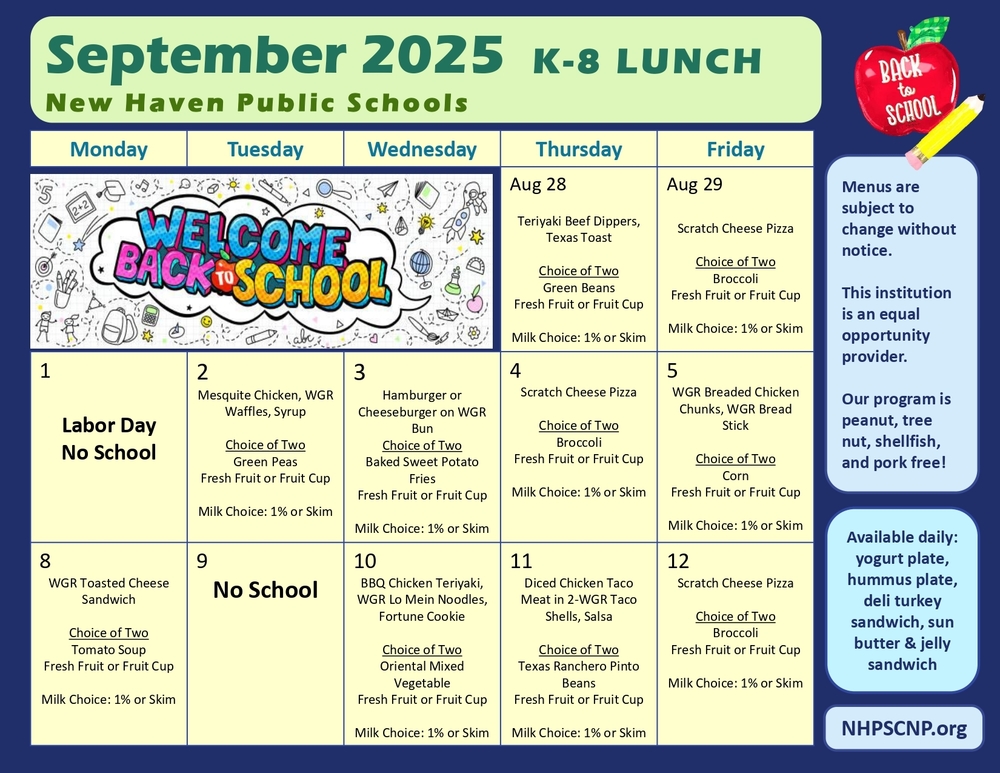 Lunch Menus