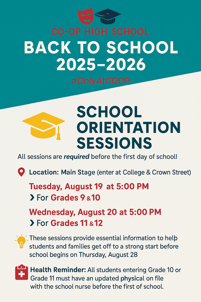 CO-OP Orientation 2025-2026