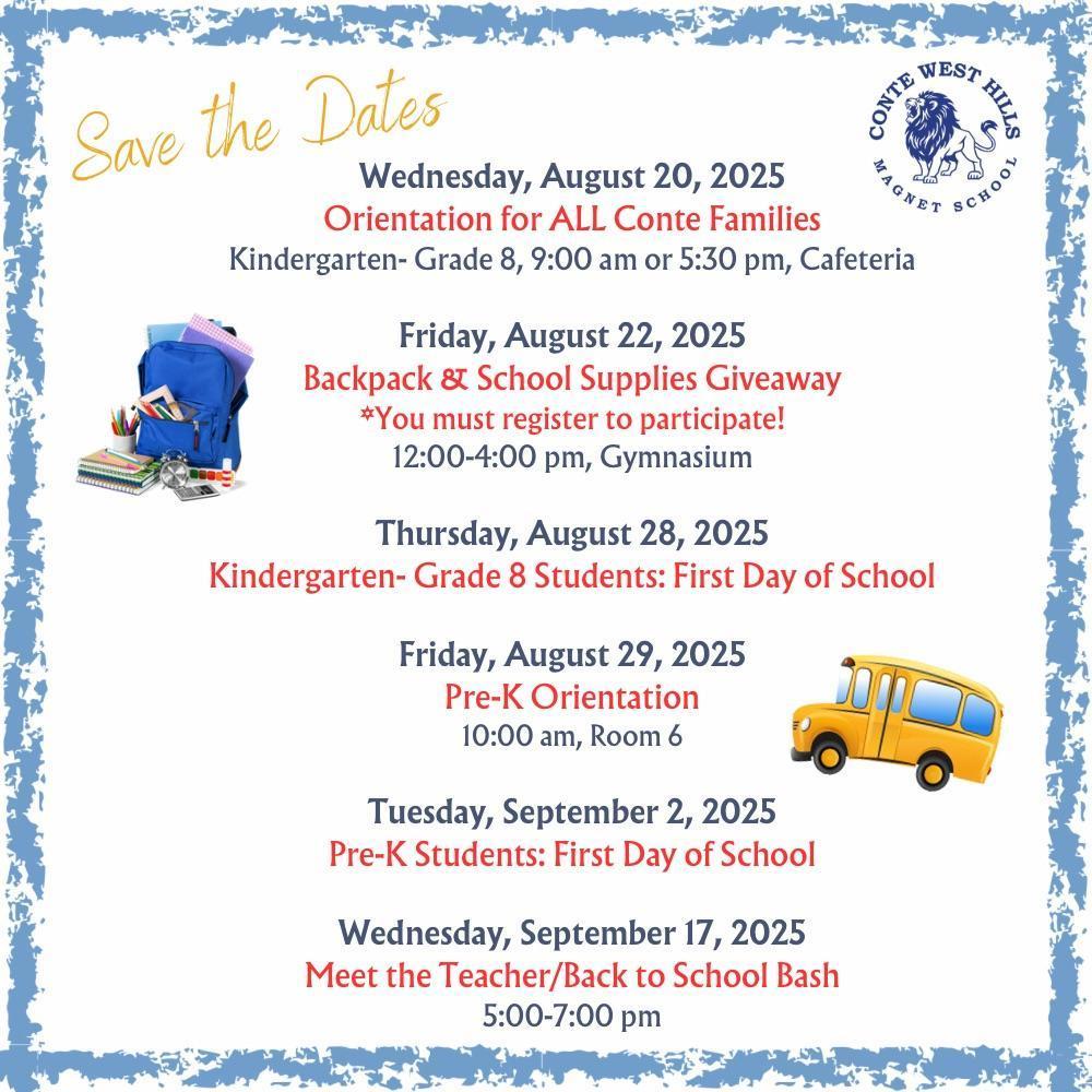 Save the Dates