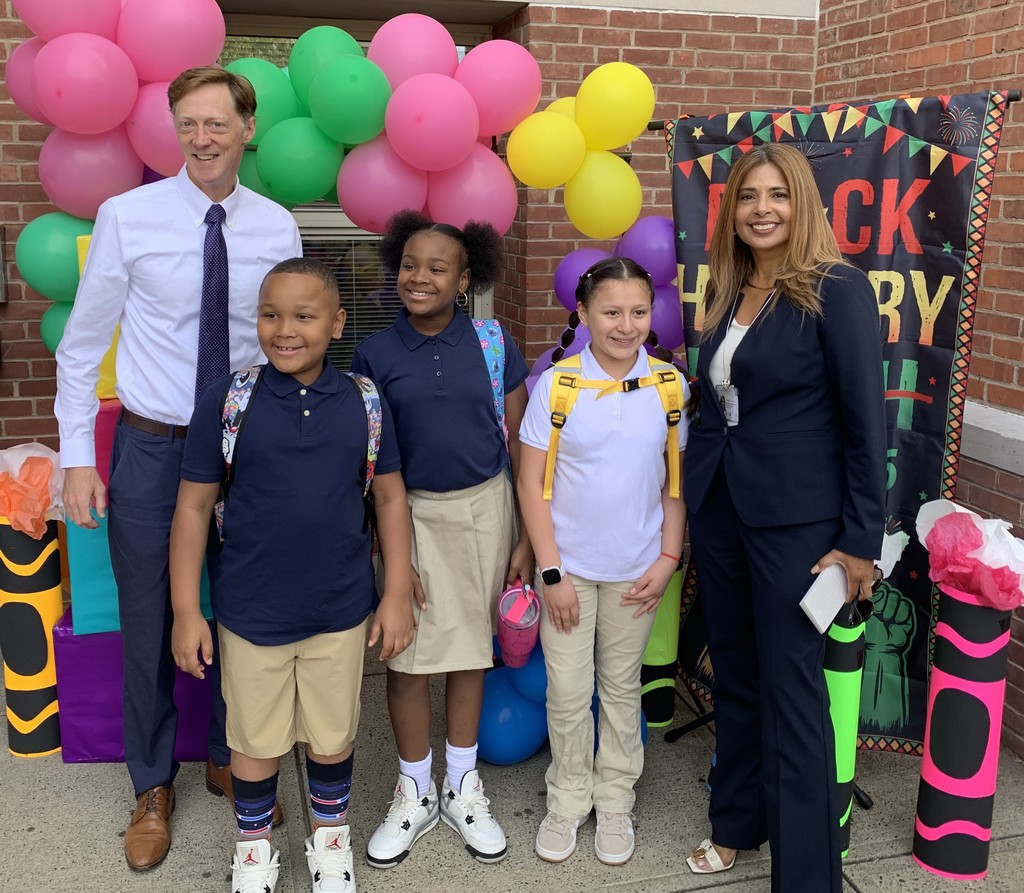 the mayor, the superintendent, and three students