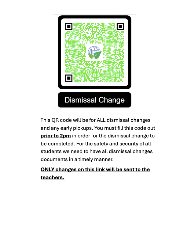 Dismissal QR code