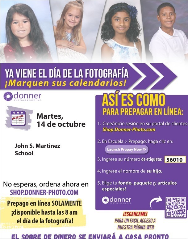 Picture Day 2025 English and Spanish