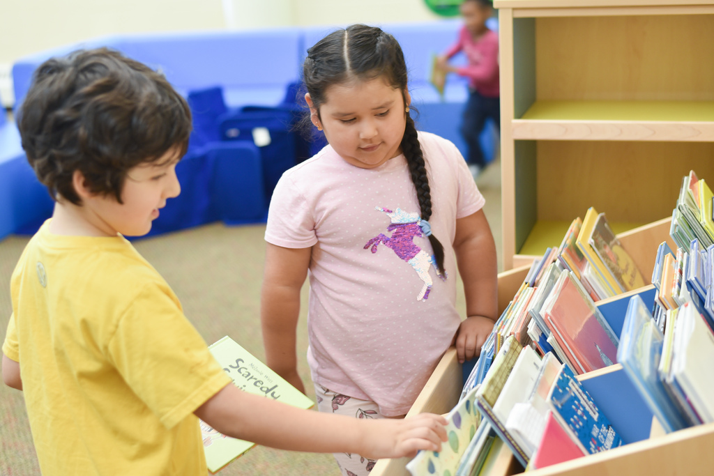 picking out a book