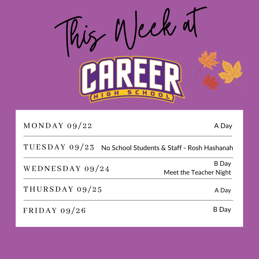 Week of 9/22/25