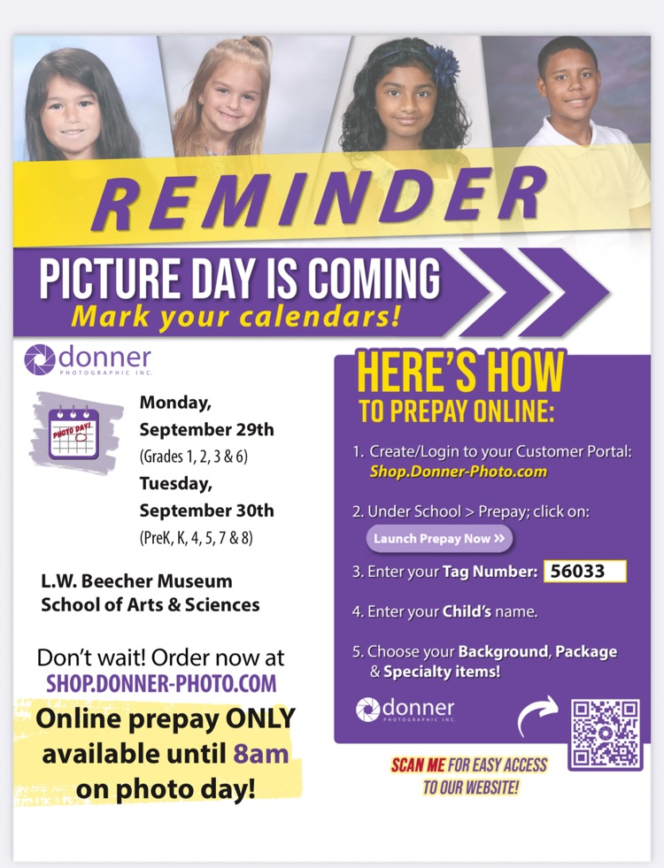 Picture Day reminder