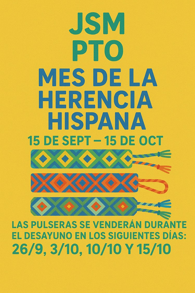 Hispanic heritage month bracelets Spanish 
