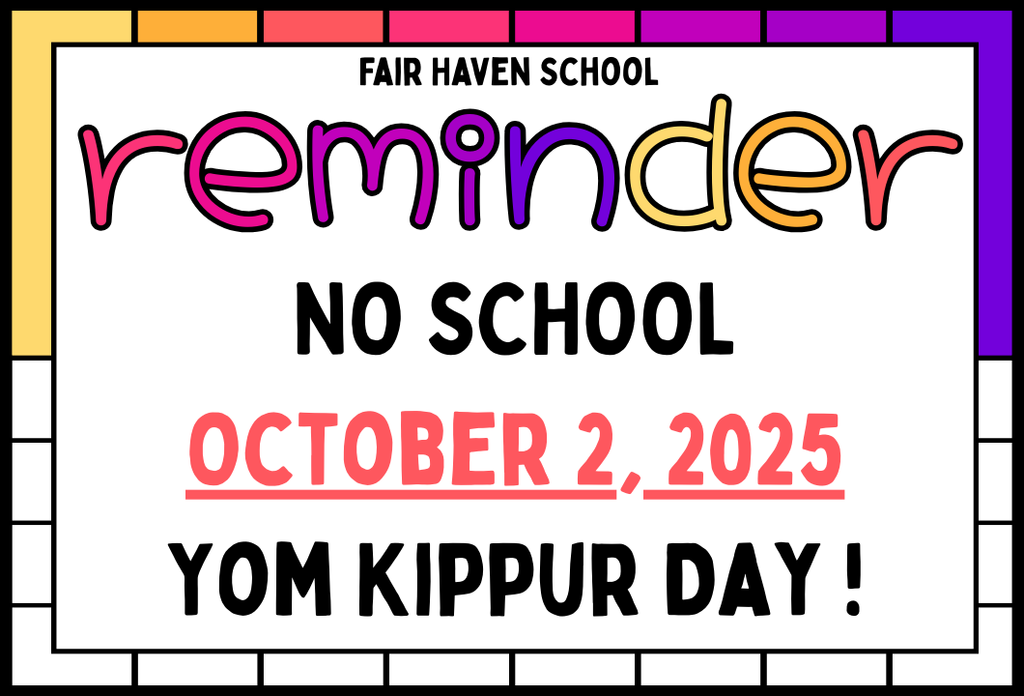 Reminder, there is no school tomorrow, October 2nd. 