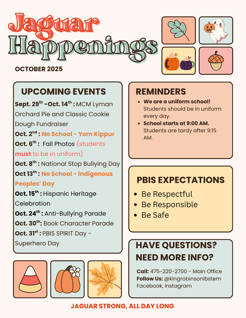 English version of October 2025 Jaguar Happenings