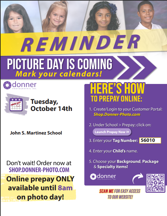 Picture Day 2025 Reminder English