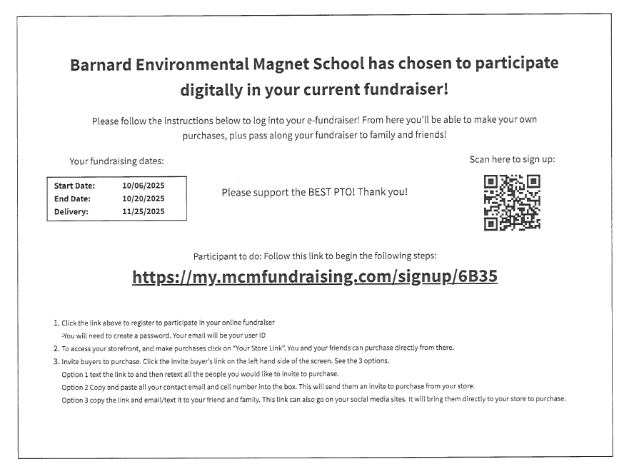 Flyer for parent event 