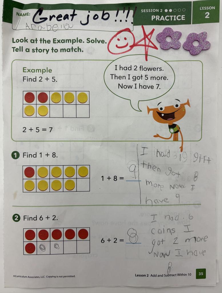 Writing and Math