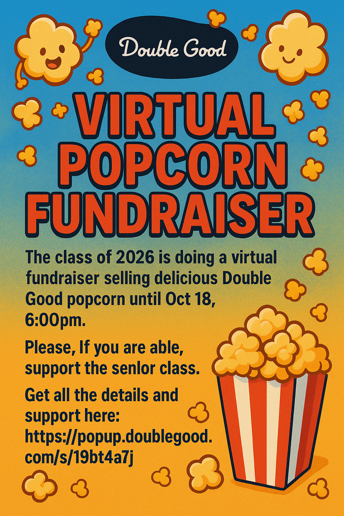 Double Good Popcorn Fundraiser!