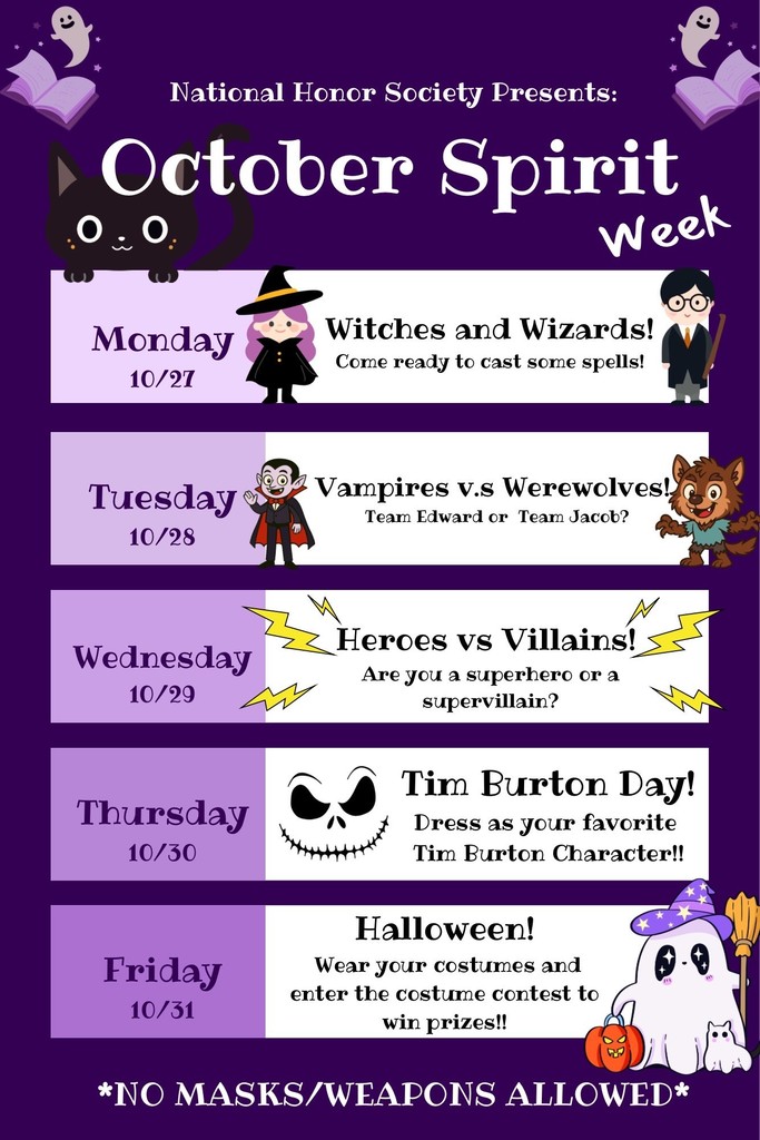 Fall Spirit Week!