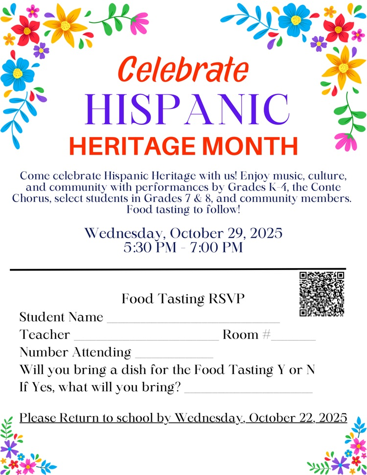 Hispanic Heritage Month Celebration- English