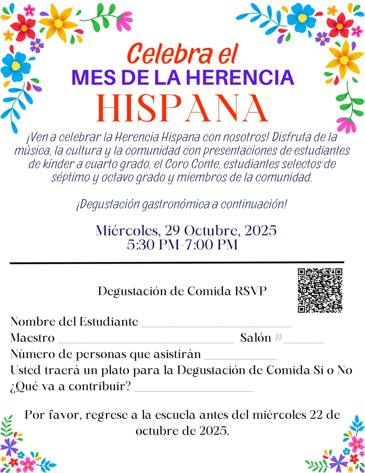 Hispanic Heritage Month Celebration- Spanish