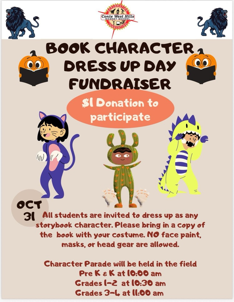 Book Character Fundraiser