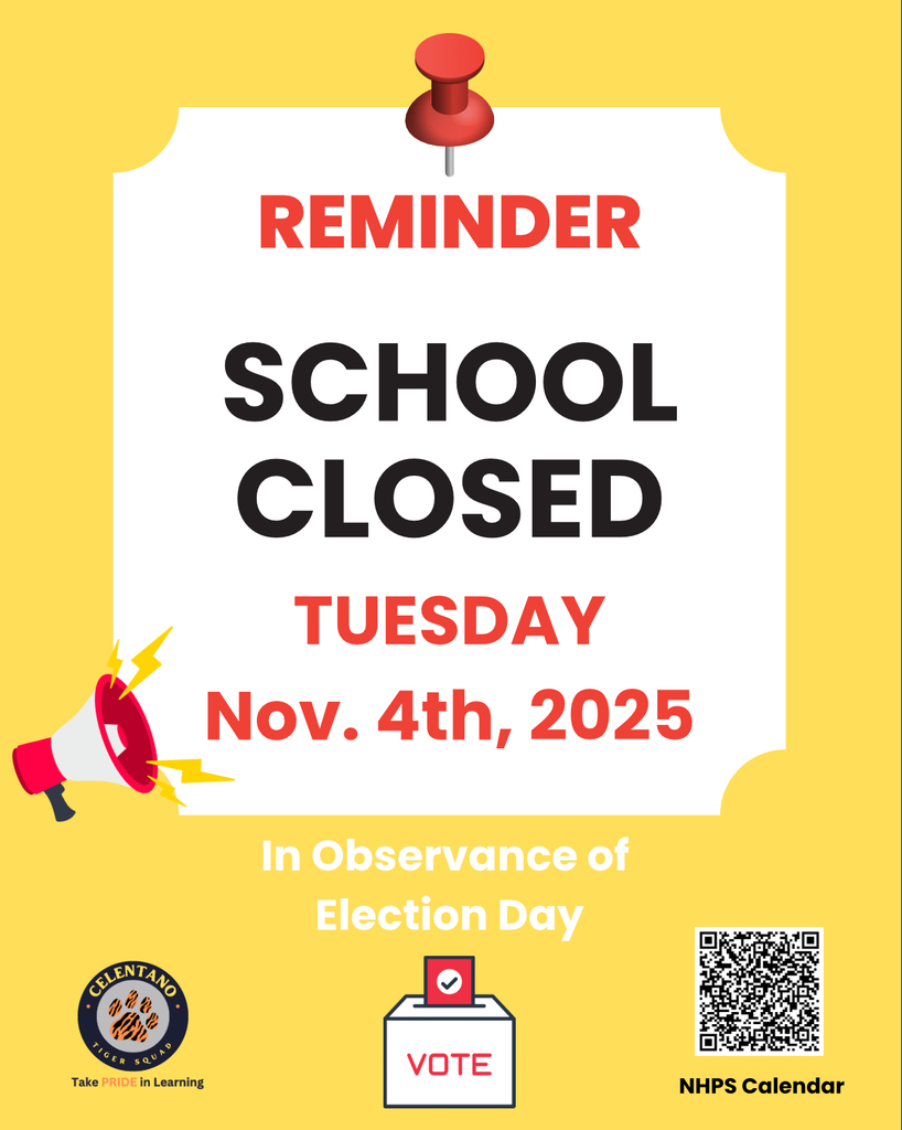 School Closed for Election Day - Tuesday, Nov. 4th, 2025