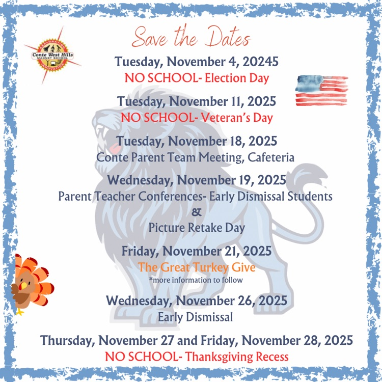 November Save the Dates