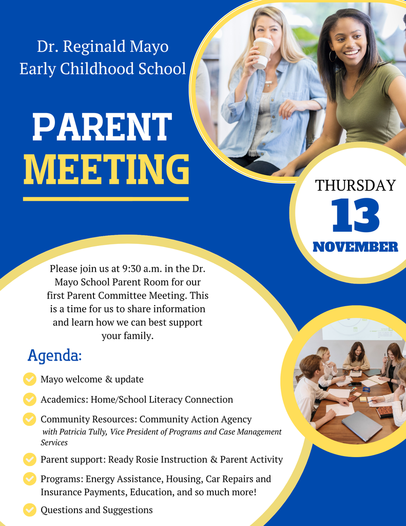 November Parent Meeting