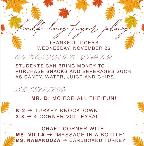 Half day - Tiger day