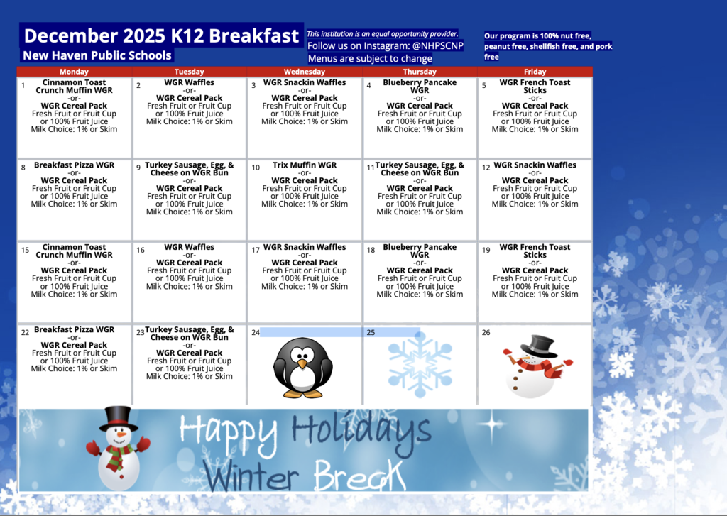 December 2025 Breakfast