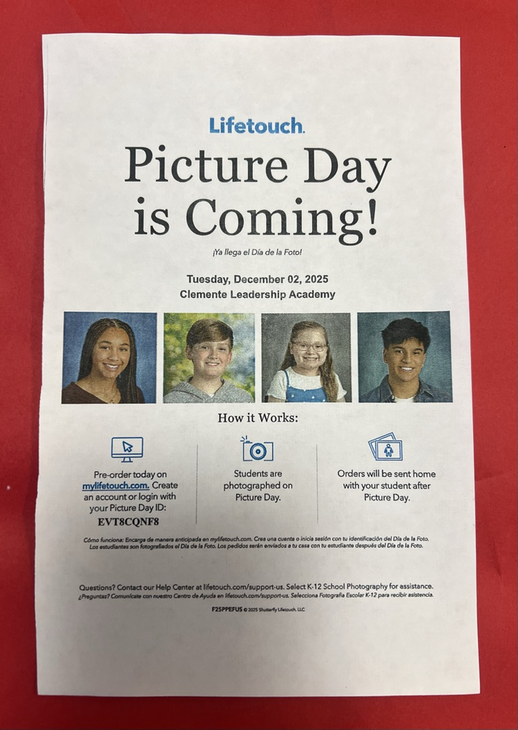Picture Day Tuesday 12/2/25