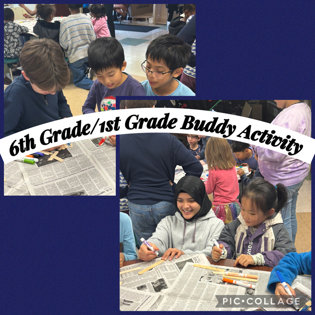 6th/1st Grade Buddies