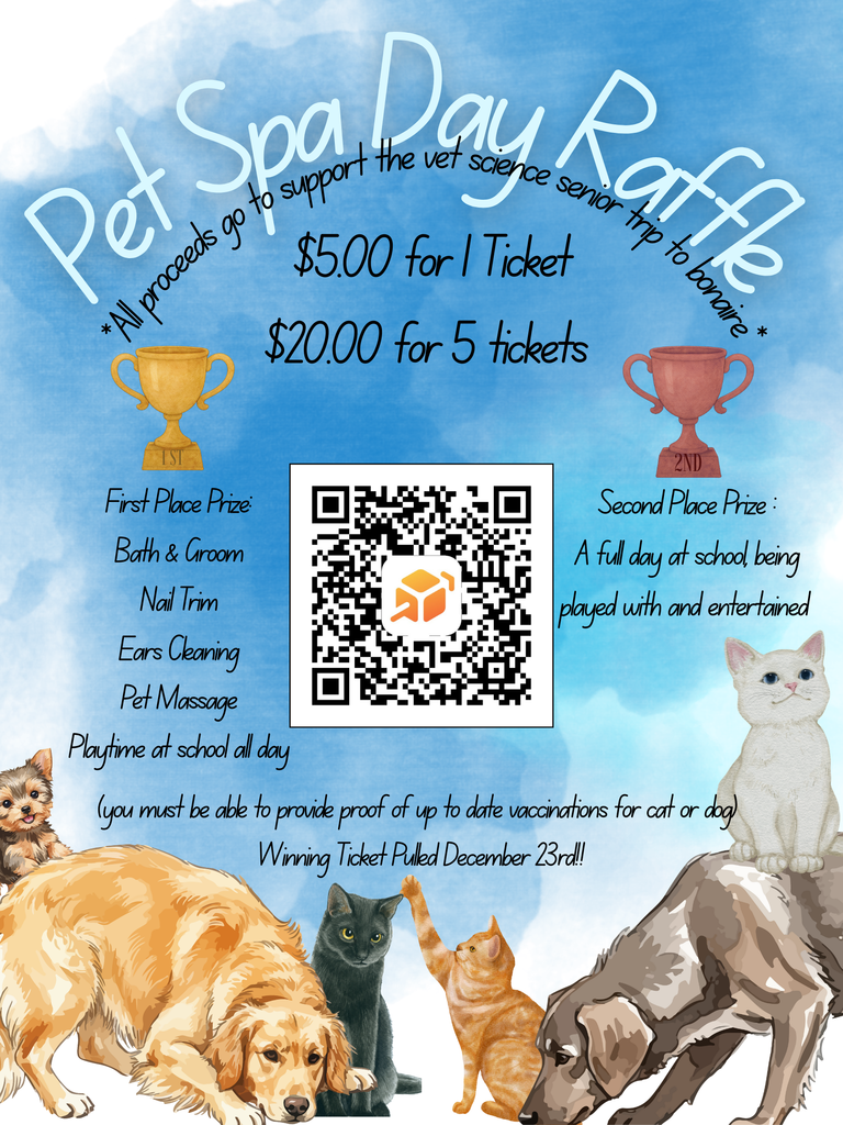 Pet Spa Day Raffle