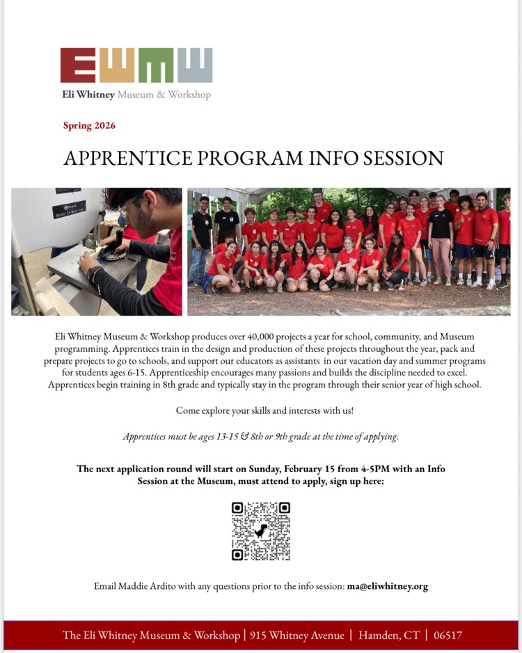 Eli Whitney Apprentice Program