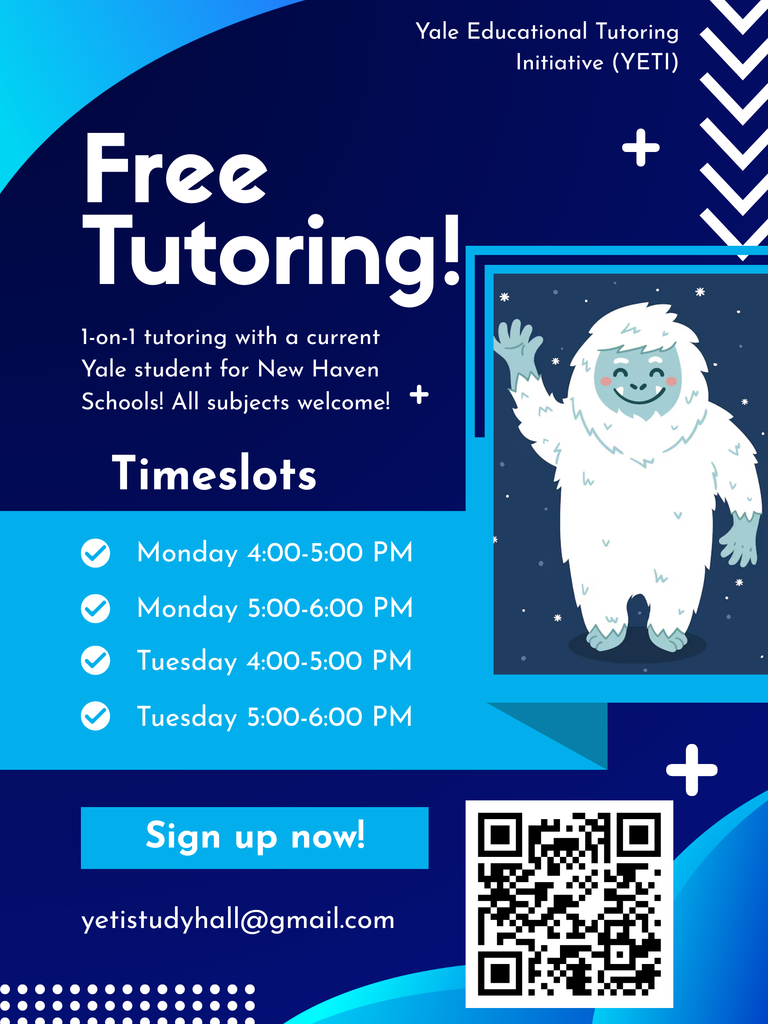YETI Free Tutoring
