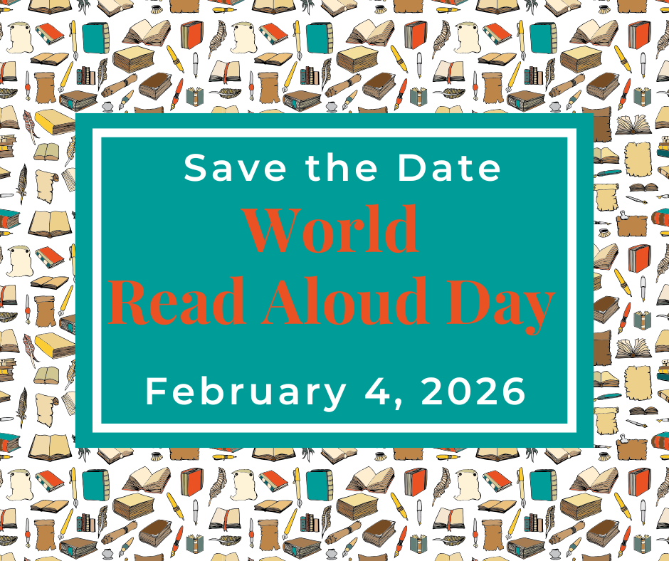 Green and White Illustrative World Book and Literature Day Facebook Post