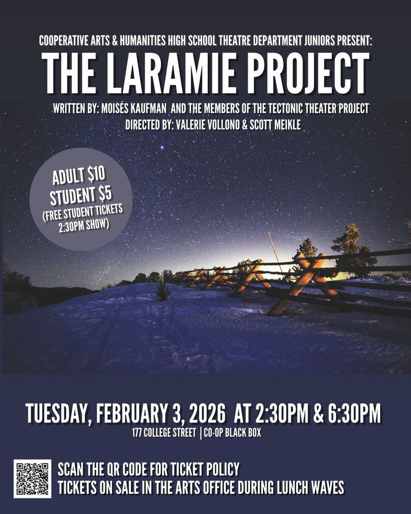 Grade 11 Theatre Presents The Laramie Project