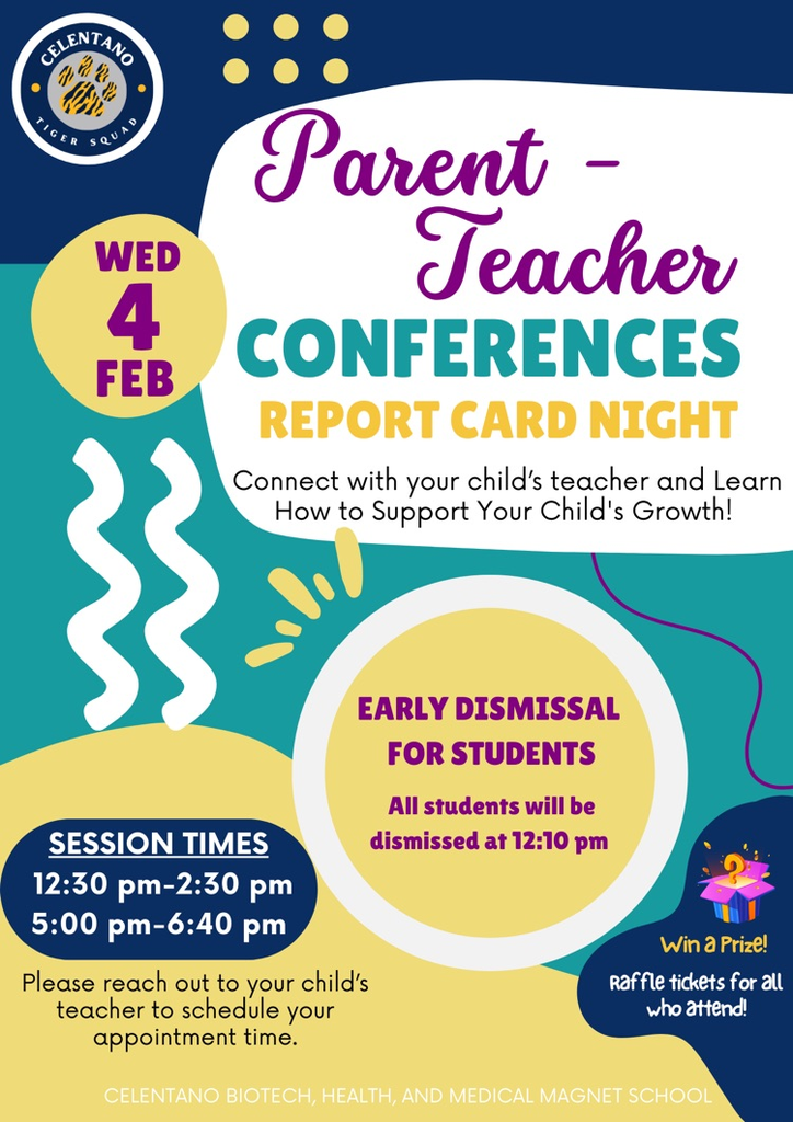 Parent-Teacher Conferences next Wednesday, Feb. 4th