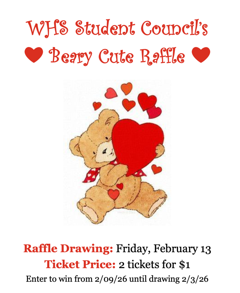 Beary Cute Raffle Flyer