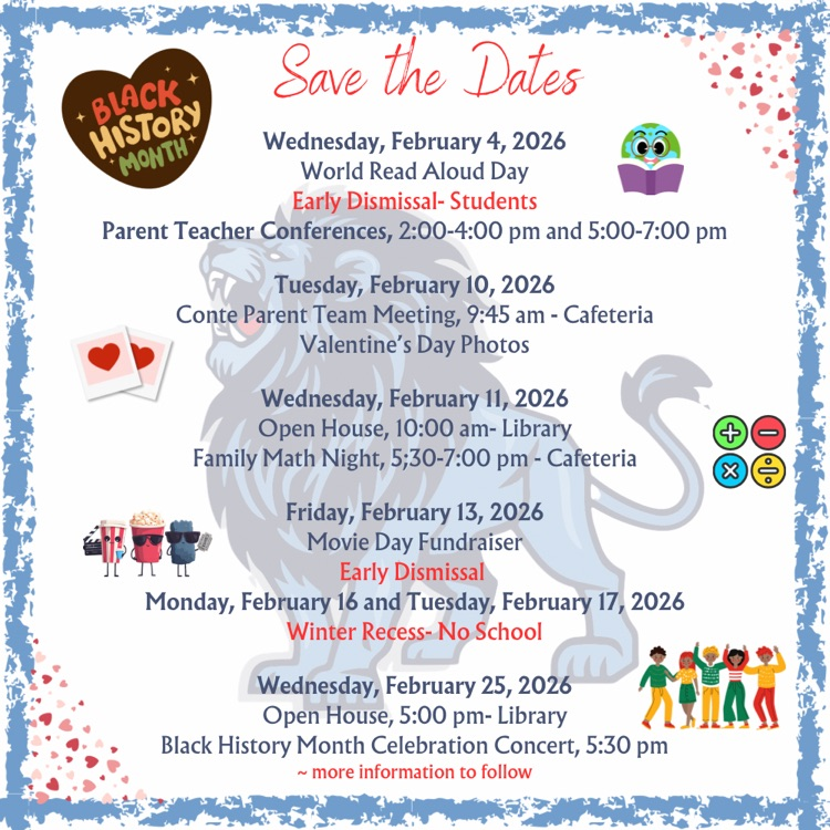 February Save the Dates