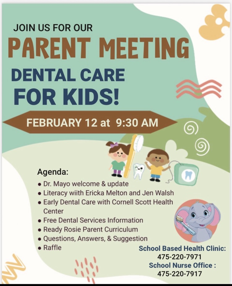 Parent Meeting on Thursday, February 12