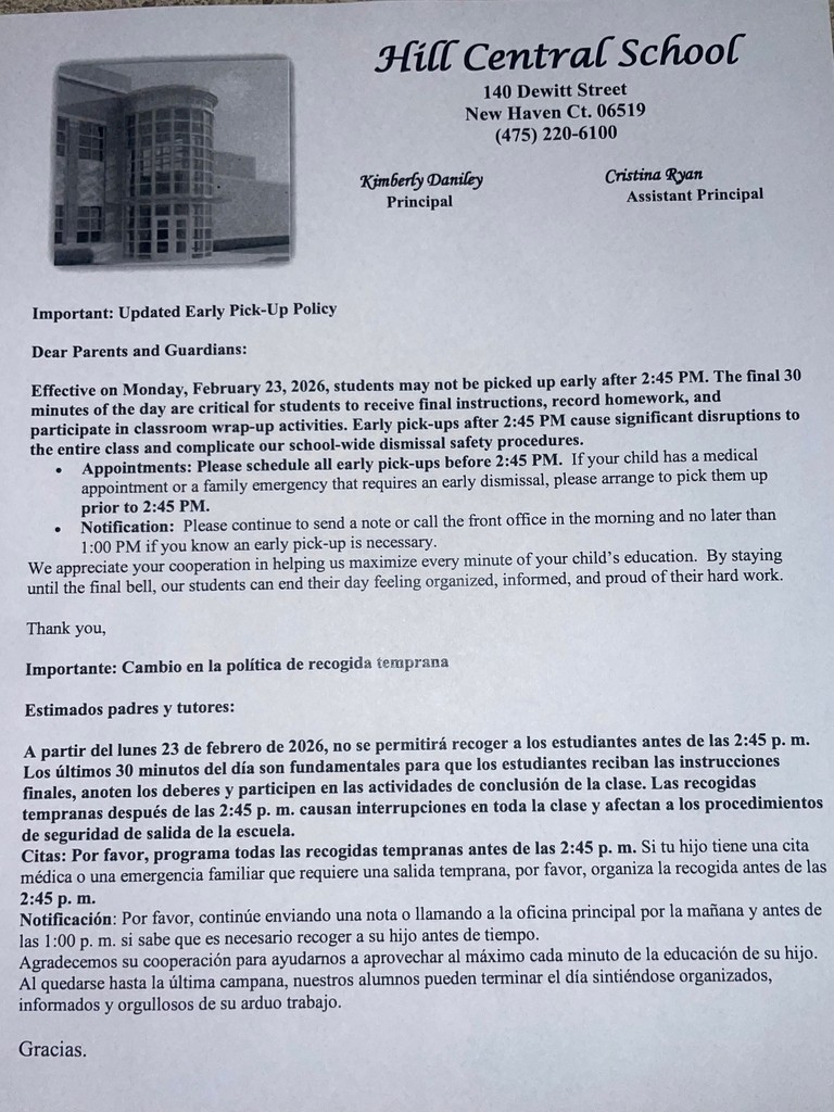 Please read for early pick ups