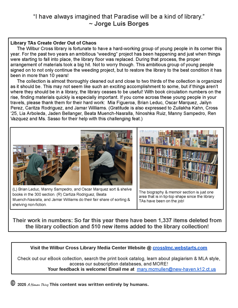 February News Letter