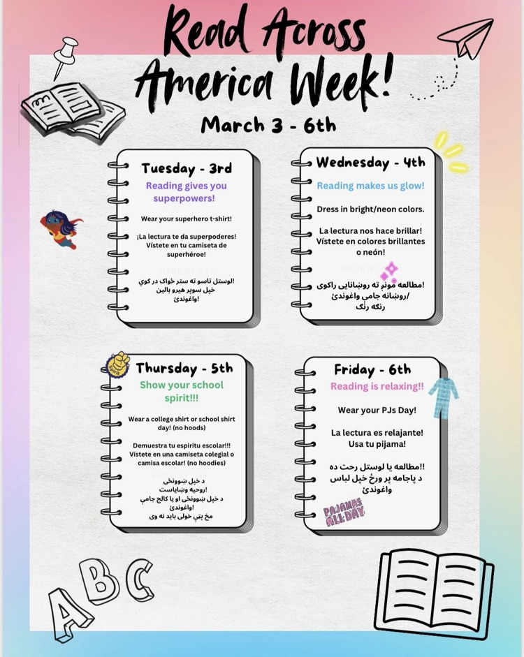 Read Across America  Week!