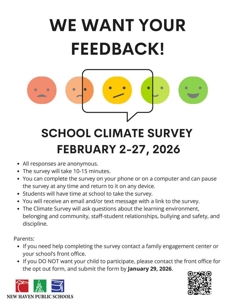 English Climate Survey Flyer