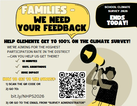 climate survey reminder and links