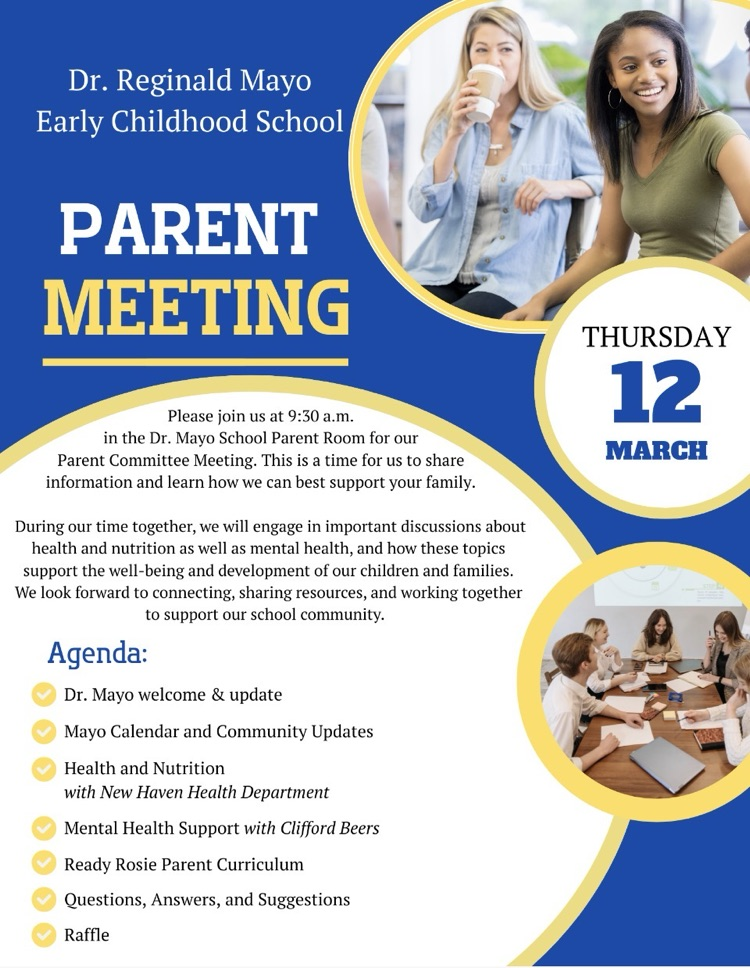 Parent Meeting on Thursday, March 12, 2026