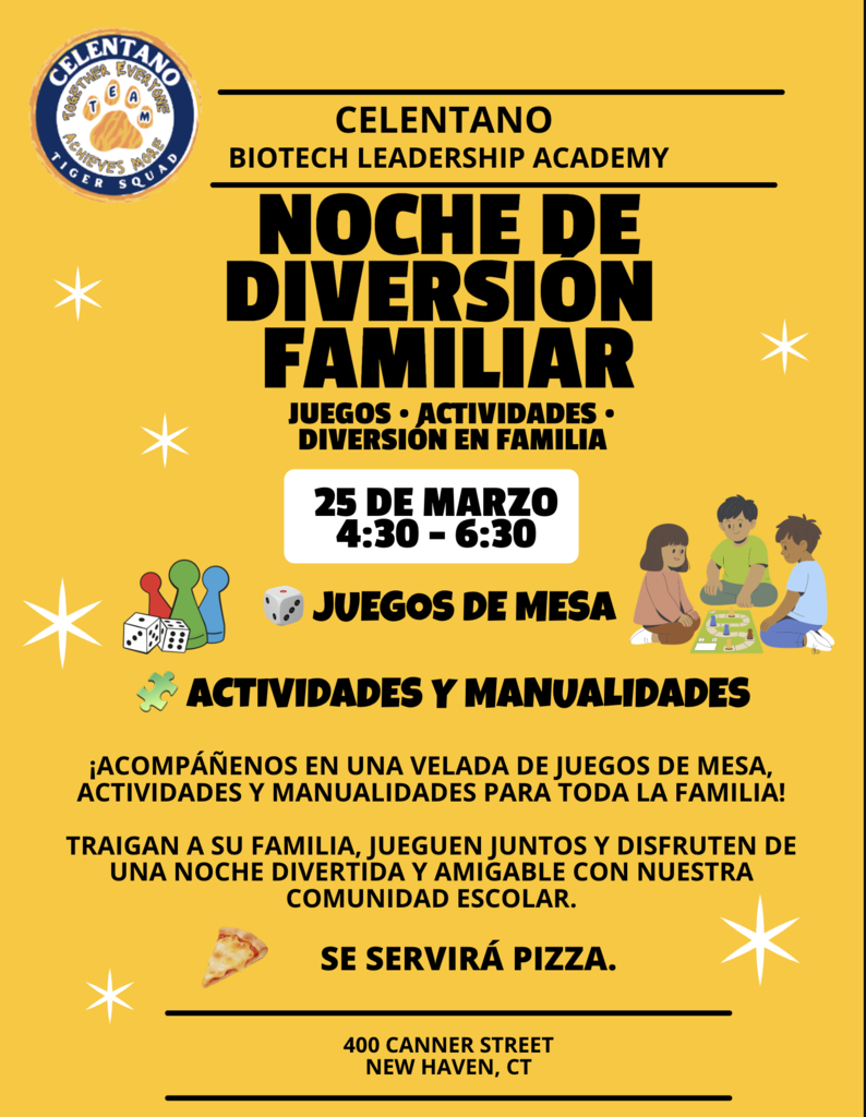 Noche De Diversion Familiar - 25 de Marzo
