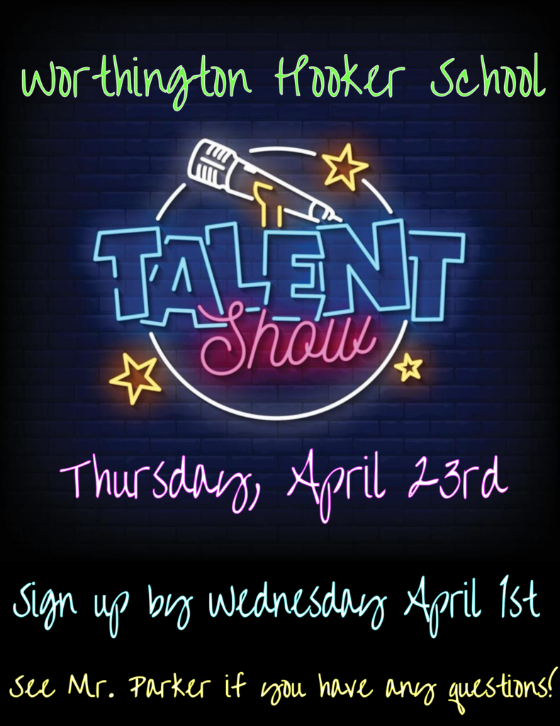 Worthington Hooker School Talent Show