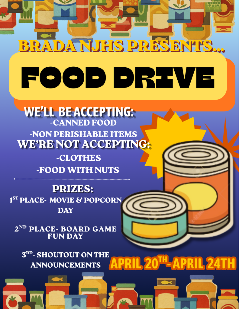 NJHS Food Drive