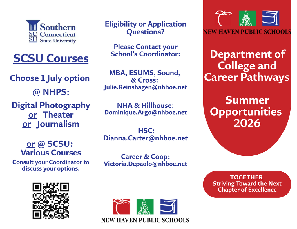 College & Career Pathways Summer Programming