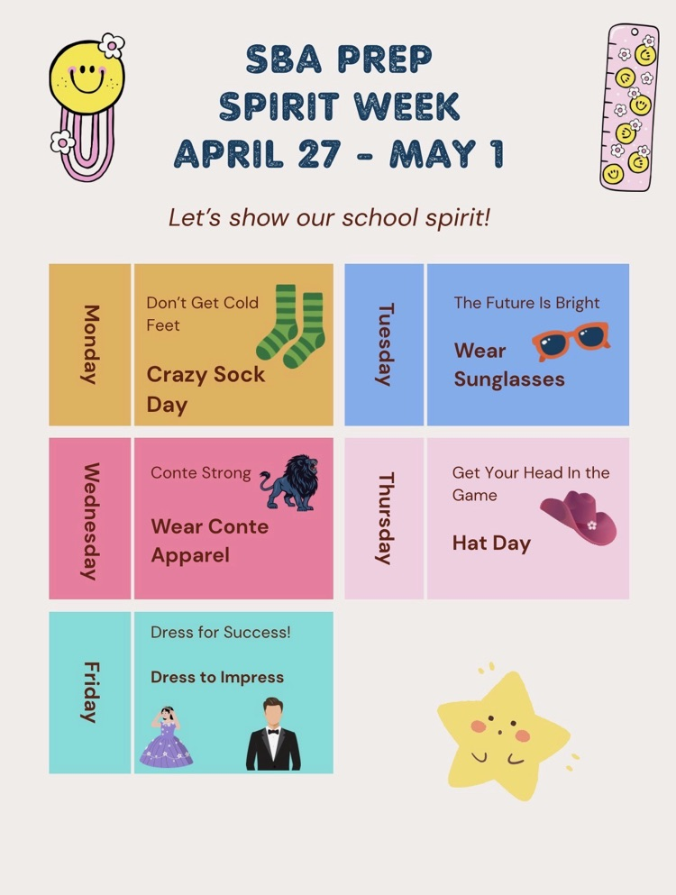 SBA Prep Spirit Week