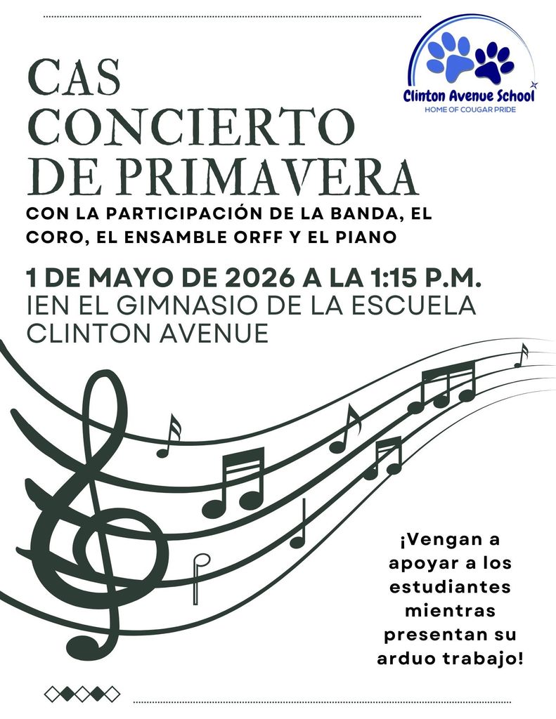 Spring Concert Spanish Flyer